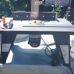 Practically New Ryobi Router With Stand