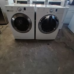 Set Washer And Dryer LG Electric Dryer Everything Is And Good Working Condition 3 Months Warranty Delivery And Installation 
