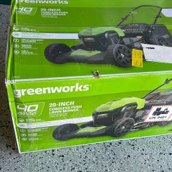 GREENWORKS cordless Push Lawn Mower