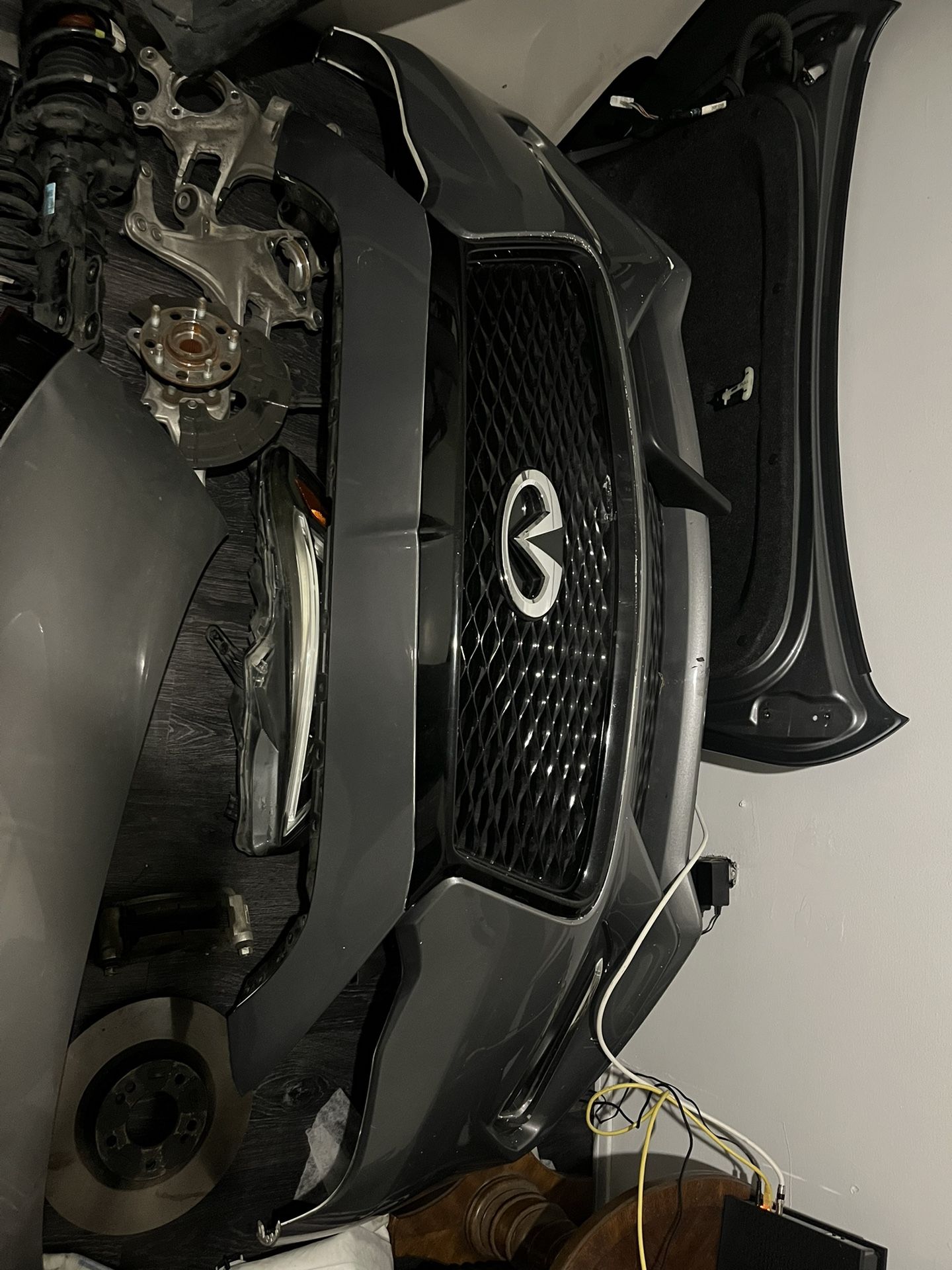 2018 Infiniti Q60 Oem Front Bumper