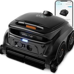 (2026 New) WYBOT B1 Robotic Pool Cleaner, Floor and Wall Cleaning, 120min Runtime Cordless Pool Vacuum for Inground & Above Ground Pools, Smart Naviga
