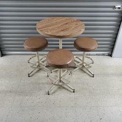 Bar table with 3 bar stools