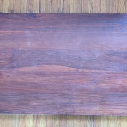 Exotic Rosewood Wood Standing Desk Tabletop 63 X 31.5"