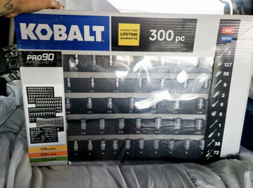 Kobalt 300 piece mechanics tool set
