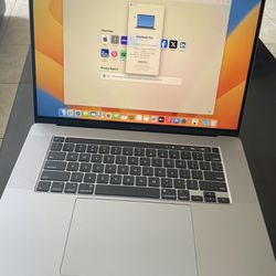 Macbook Pro 16” w/ TouchBar