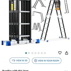 Bryner Multi-Purpose 7 In 1 Extension Ladder 