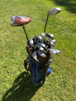 Beginner Assorted Golf Club Set w/ TaylorMade & Callaway Drivers + Bag