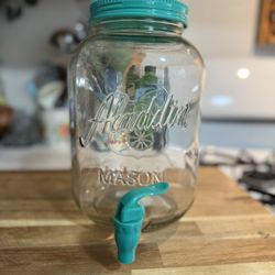 Teal Aladdin Mason Dispenser 1 Gallon 