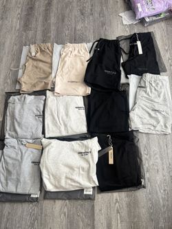 Essentials summer Shorts And Hoodie