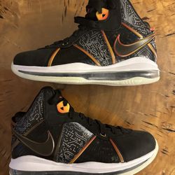 Nike LeBron VIII QS  Black Space Jam *New*