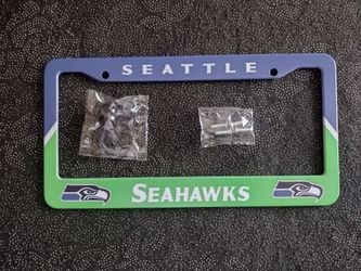 Seattle Seahawks Plastic License Plate