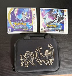 Nintendo 3ds Pokemon Moon and Ultra Moon