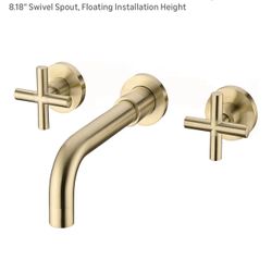 Trustmi Brushed Gold Faucet 