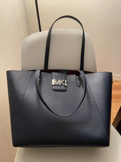 Michael Kors Karlie Leather Tote Bag - Grey for Women