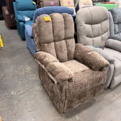 Back different colors, Korser Recliner Chair, Swivel Rocker Recliner Chair for Adults, Small Recliners for Small Spaces, Upholstered Manual Recliner w