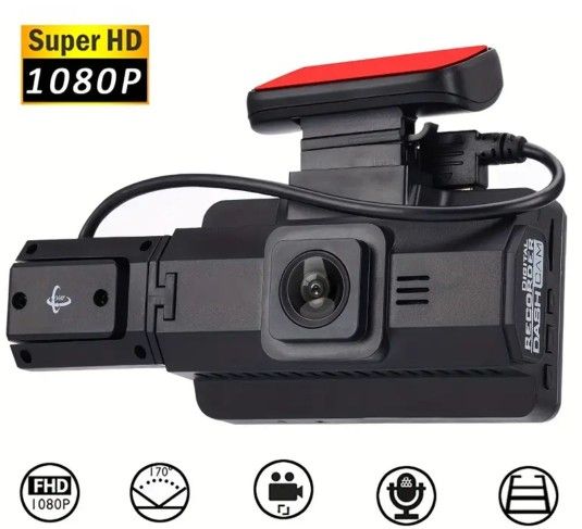 HD 1080p FRONT/REAR DASH CAM
