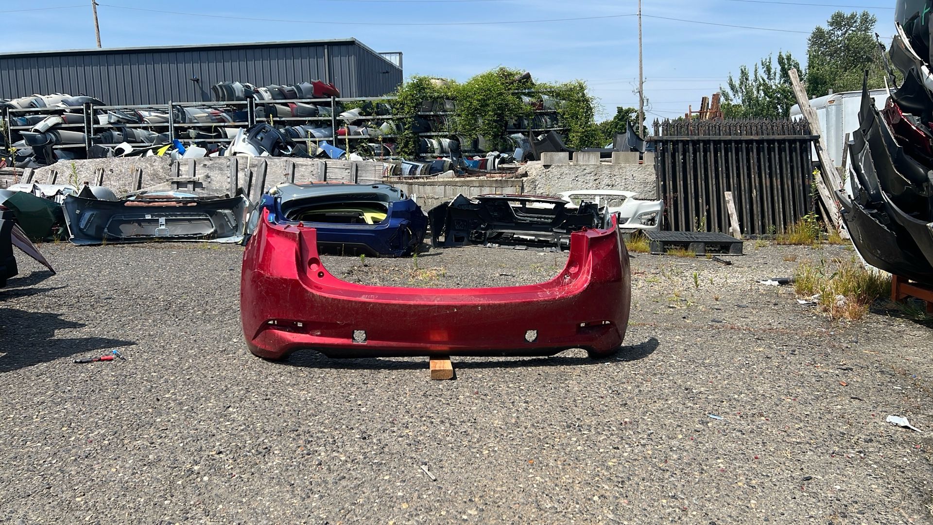 2017 To 2018 Mazda 3 Rear Bumper #B611 MA1100 225