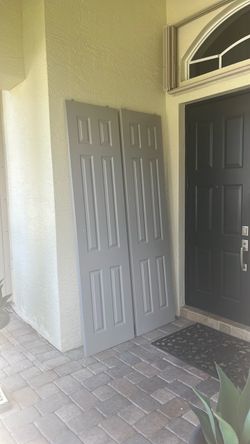 Pair of sliding doors
