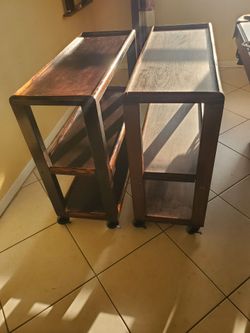 Handcrafted Heavy-Duty Restaurant Service Cart
