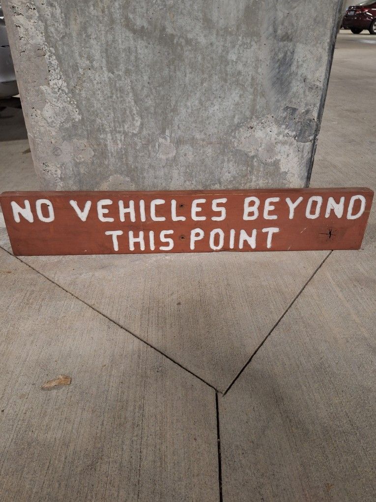 NOTICE SIGN (WOODEN)