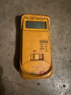 FLUKE 7-600 Yellow Electrical Tester