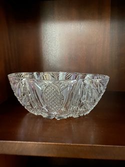 Crystal Bowl Made In Europe 1980