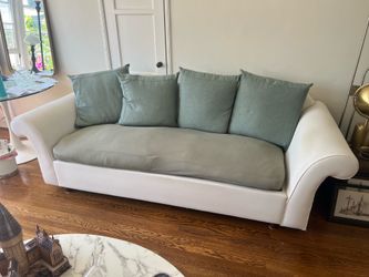 Queen Sleeper Sofa w 3 Slip Cover Looks!