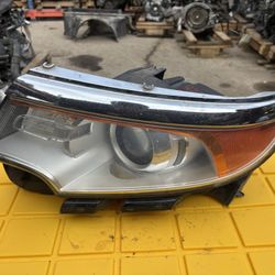 2012 Ford Edge LH Side Headlight 