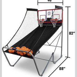 Dual Electronic Basketball Game Miller Lite