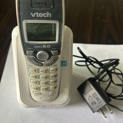 VTech° DECT 6.0 1-Handset Cordless Phone System in White