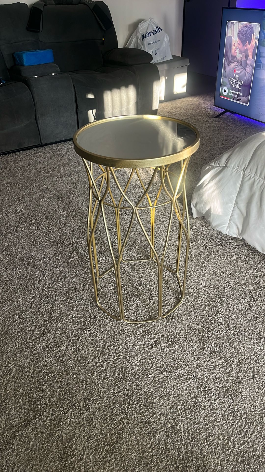 Mirror Side Table