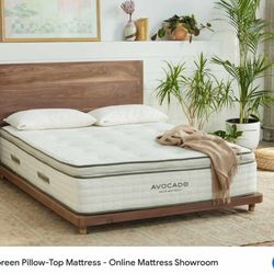 Queen organic avocado mattress.   Colchòn queen marca avocado 