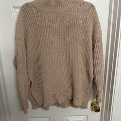 Arie Oversized Pink Sweater