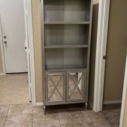 Silver Mirror Cabinet 