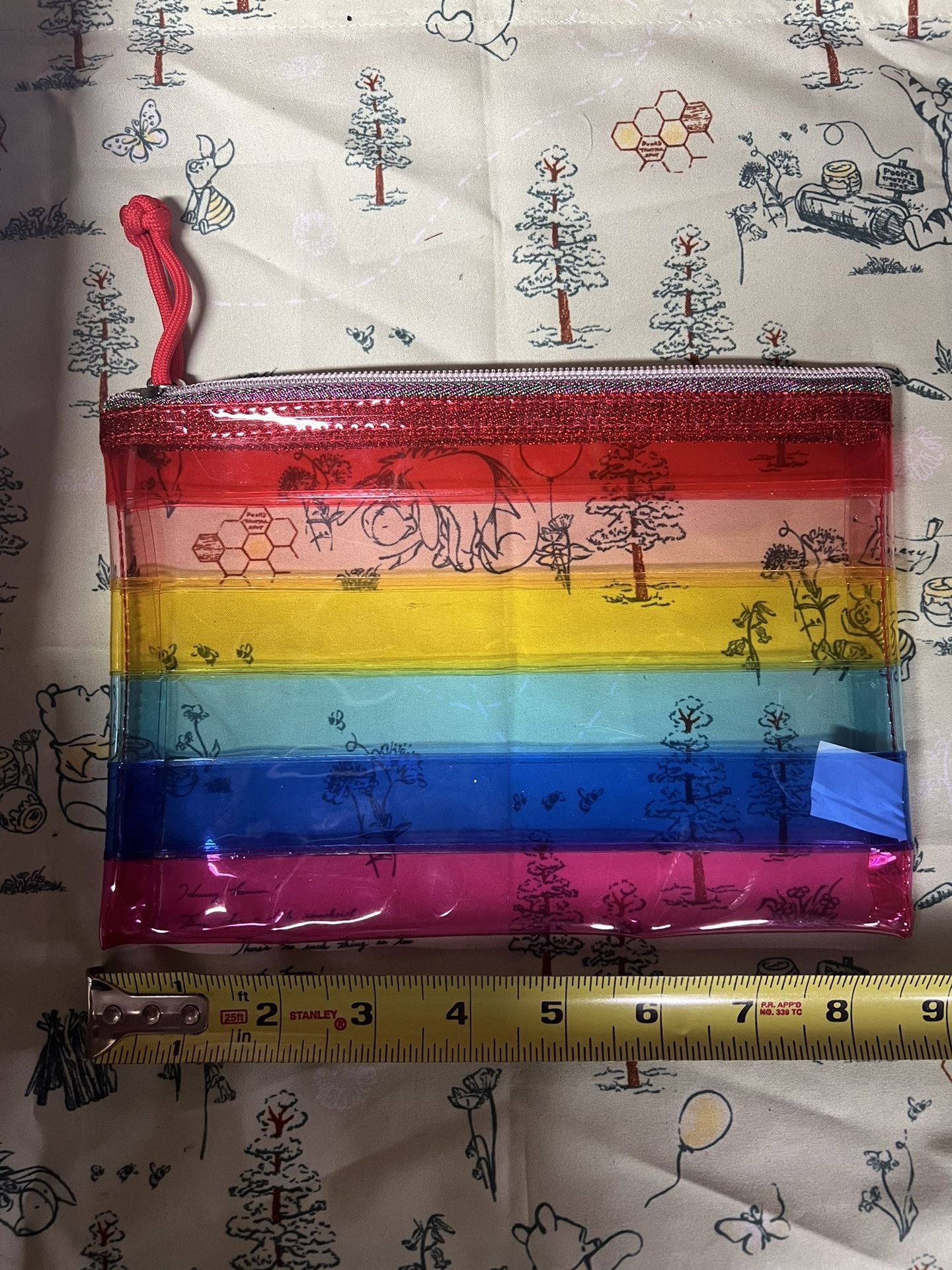 Rainbow Plastic Pouch Case 