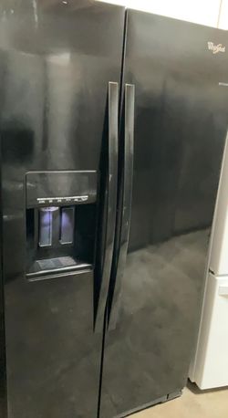 Whirlpool Side-by-Side Black Fridge
