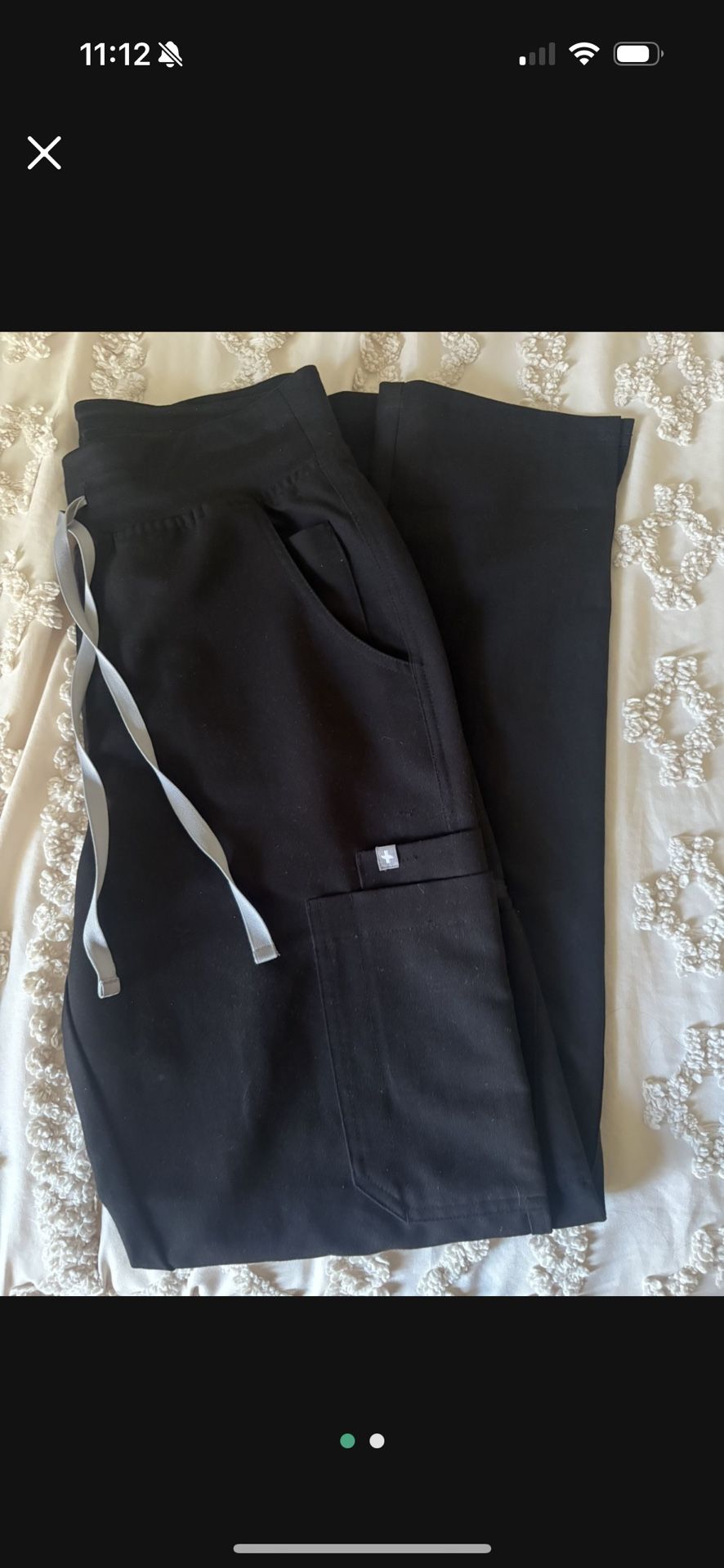 Figs Black Scrub Set