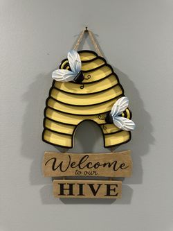 Welcome To Our Hive Sign 