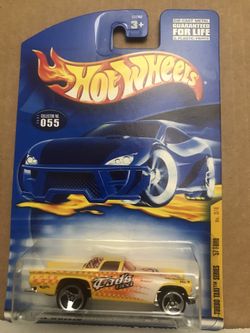 Hot Wheels Turbo Taxi '57 Ford T-Bird Thunderbird Yellow Diecast 1/64 #055