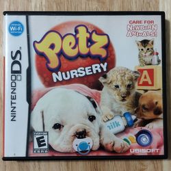 Petz Nursery Nintendo DS