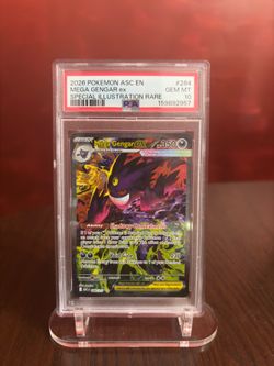 2026 POKEMON ASC EN-ASCENDED HEROES #284 MEGA GENGAR EX PSA 10