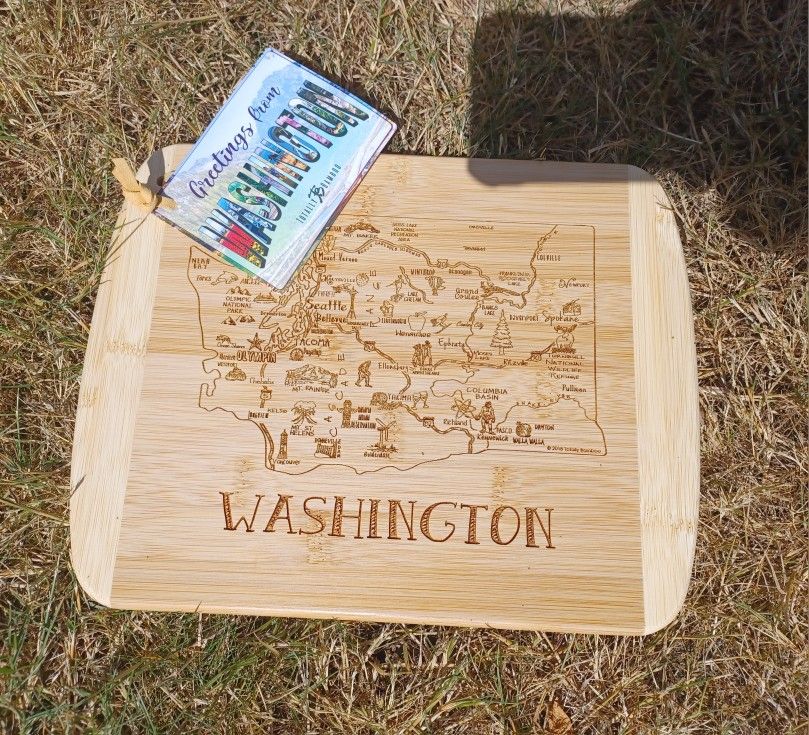 Washington State Bamboo Cutting Board