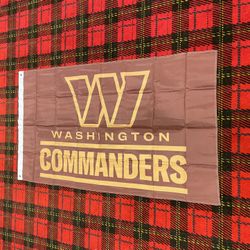 Brand New Washington Commanders Banner Flag 