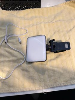 Clip on light for filming or photos