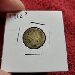 1912 S BARBER DIME