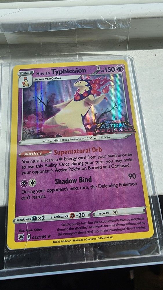 Pokemon Astral Radiance Hisuian Typhlosion #52 Promo
