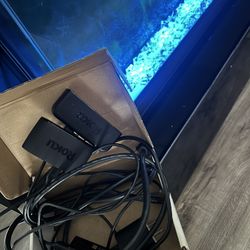 2 Roku HDMI cords Included And Wall Plug For Tv ! 