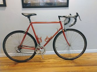 Vintage road bike Serotta USA Steel Shimano 600 ultegra Campagnolo Wheels 58 cm