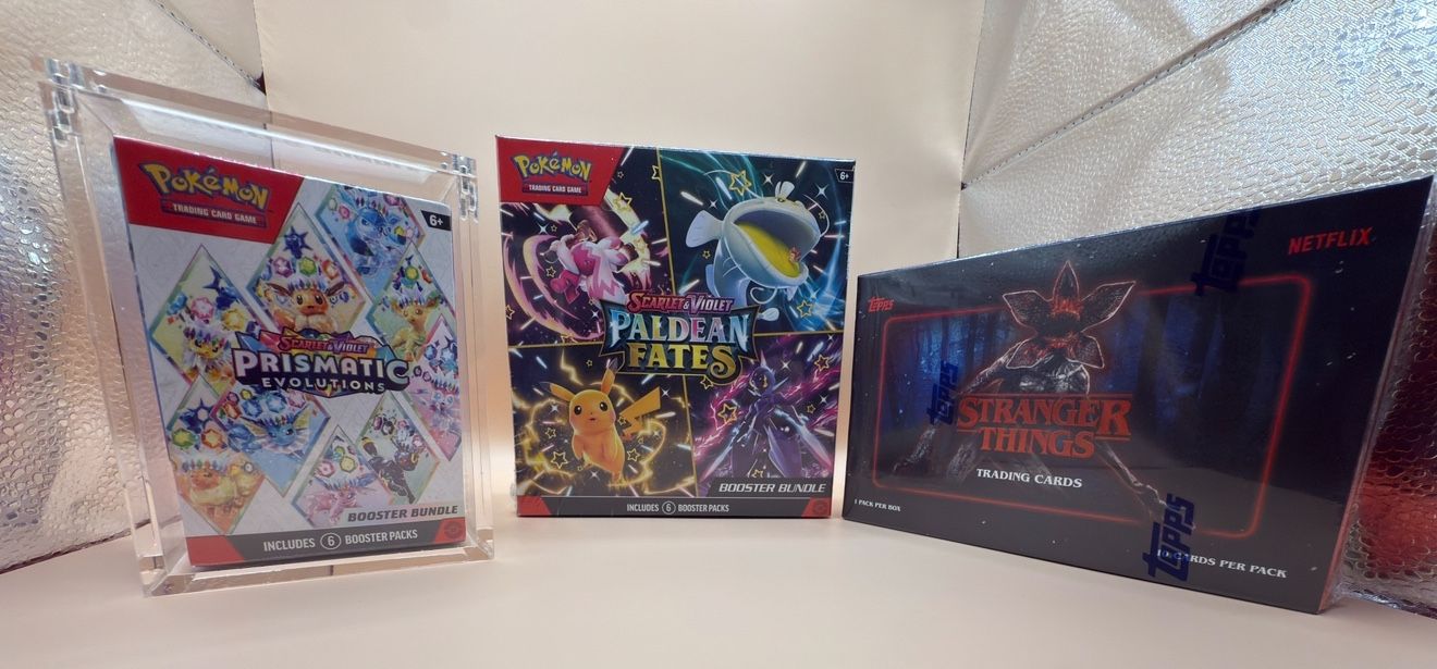 Pokemon And Strangerthings Topps Sealed For Swatch