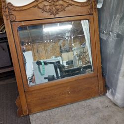 Heavy Antique Mirror 